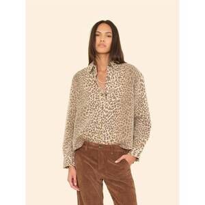 NEW XIRENA gia long sleeve button down shirt in sable